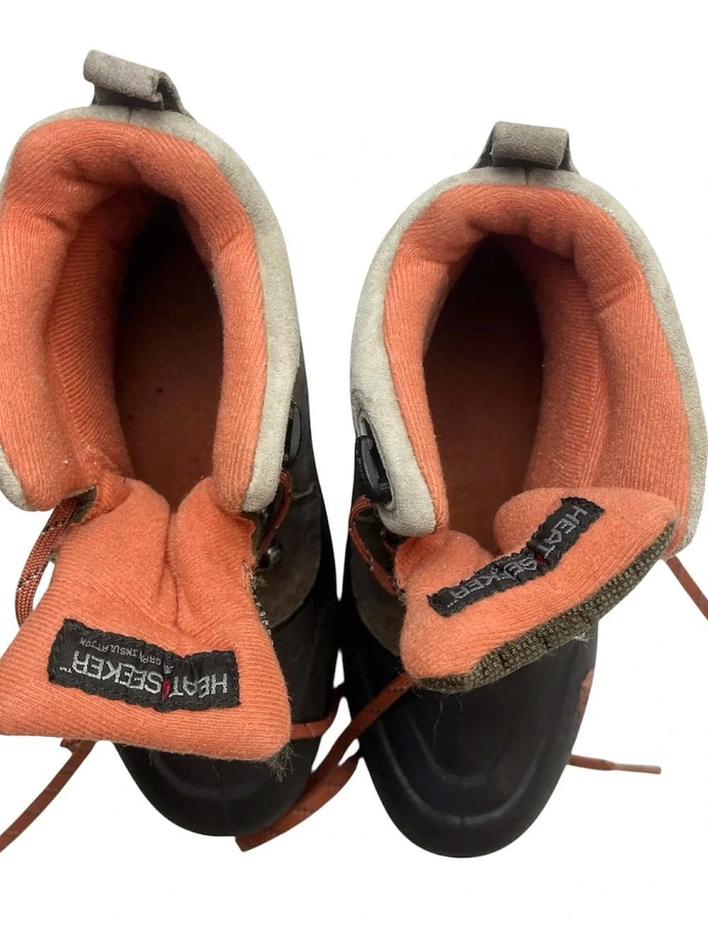 The North Face Boys Chilkat Lace Leather Waterproof Snow Boots Size 2